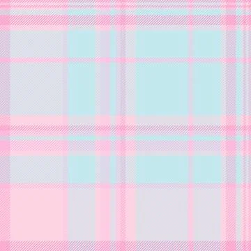 Soft, pastel plaid pattern in pink and blue hues. Ideal for backgrounds, text Stock Illustration