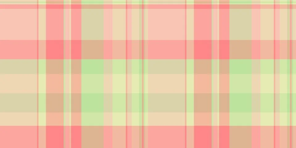 Soft pastel plaid pattern in spring colors.  Perfect for backgrounds, textile Stock Illustration