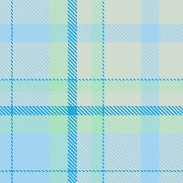 Soft pastel plaid pattern.  Subtle blue, green, and beige tones create a calm Stock Illustration