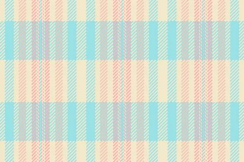 Soft pastel plaid pattern. Versatile for backgrounds, textiles, or design ele Stock Illustration