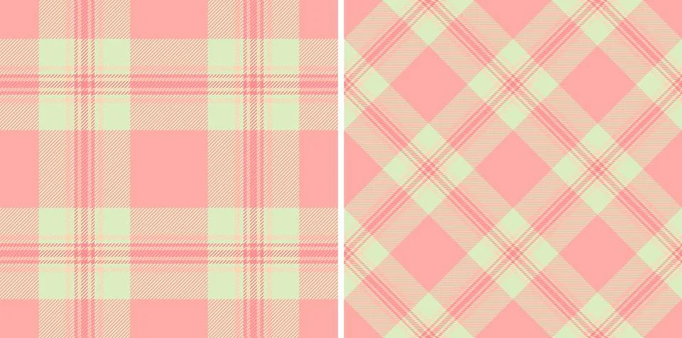 Soft pastel plaid patterns create a cozy, inviting feel. Ideal for textiles,  스톡 일러스트