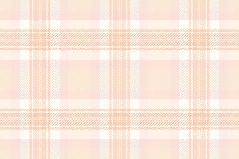 Soft pastel plaid seamless pattern featuring delicate peach and cream lines.  Ilustración de archivo