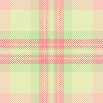 A soft, pastel plaid seamless pattern featuring a woven fabric texture in lig 스톡 일러스트