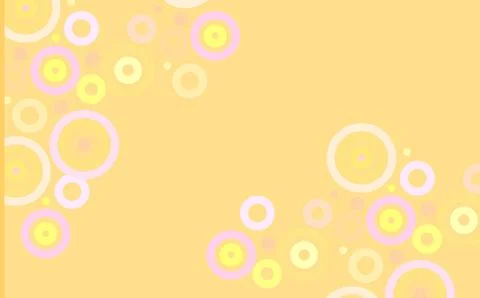 Soft pastel polka dot pattern featuring evenly spaced colorful circles on a.. Illustrazione stock