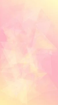 Soft pastel polygon pattern in pink and peach creates a calm, modern backdr.. Stock Illustration