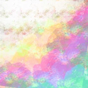 Soft Pastel Rainbow Cloudy Texture Background Stock Illustration