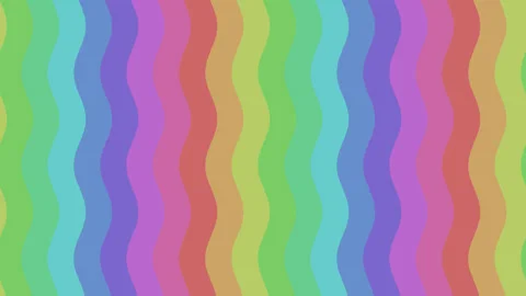 Soft Pastel Ripple Bars Stock Footage 294144118