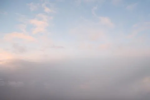 Soft Pastel Sky with Clouds Stock Photos