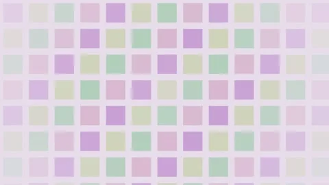 Soft Pastel square geometric pattern background pulsing loop Stockbeeldmateriaal 342643487