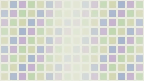 Soft Pastel square geometric pattern background sweeping loop Stock Footage 342644277