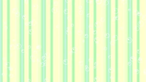Soft Pastel Stripes Background with Floating Bubbles Seamless Loop Video Stock Footage 336539332