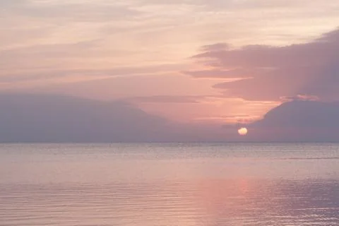 Soft pastel sunset Stock Photos