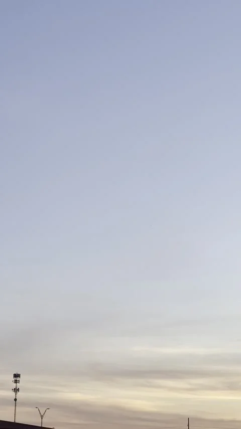 Soft Pastel Sunset Sky Vertical Vídeos de archivo 344991213