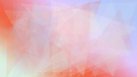 Soft pastel triangles and light flare create a calm, modern abstract backgr.. Illustrazione stock