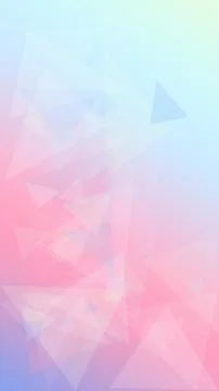 Soft pastel triangles and polygon shapes create a calm, modern abstract bac.. Stock Illustration