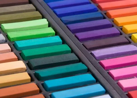 Soft pastels close up Stock Photos