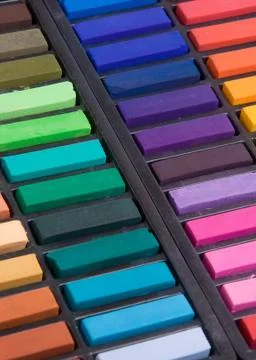 Soft pastels close up Stock Photos