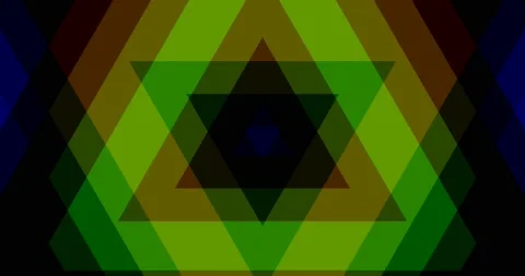 Soft Patel Color Triangle Abstract Pattern Background Seamless Loop Stock Footage 164043749