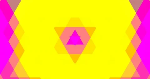 Soft Patel Color Triangle Abstract Pattern Background Seamless Loop Stock Footage 164045853