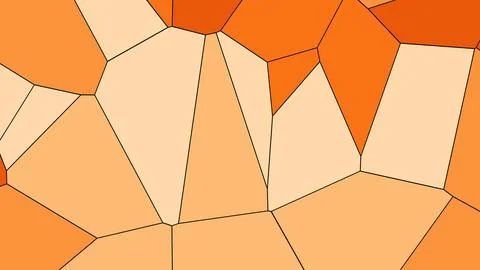 Soft peach and orange polygonal shapes fill the frame creating a warm abstrac 库存插图