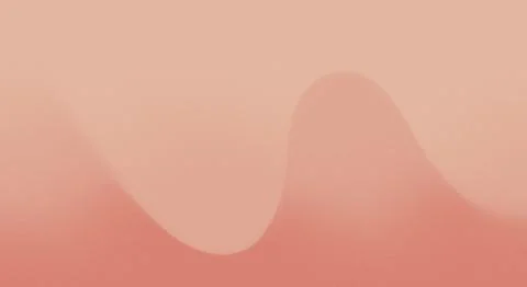 Soft peach and pink gradient background with wavy shadow Stock Illustration