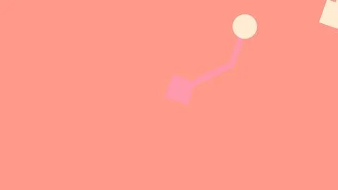 Soft peach background with light pastel geometric forms including a circular  Illustrazione stock