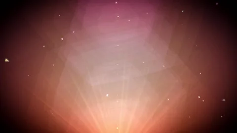 Soft Peach Gradient with Random Shapes in Space Looping Motion Background Vídeo Stock 143048670