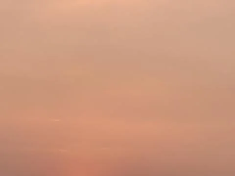Soft Peach Gradient Sky over Jakarta Indonesia Foto stock