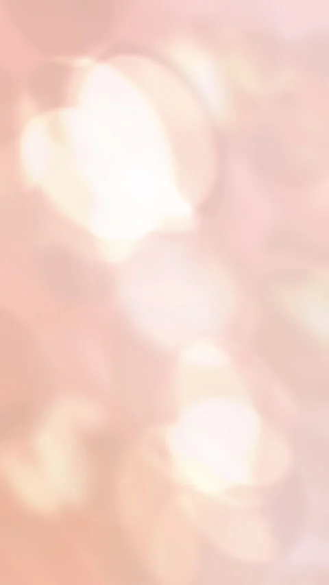 Soft peach orange bokeh background with gentle light reflections Stock-Footage 294416936