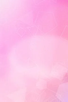 Soft pink abstract geometric background with subtle polygon outlines and ge.. 스톡 일러스트