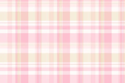 Soft pink and beige plaid, a sweet pastel pattern. Great for backgrounds, tex Stock Illustration