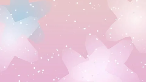 Soft pink and blue background with gentle motion, featuring star shapes and.. Stock Footage 328637012