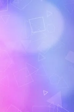 Soft pink and blue gradient backdrop with subtle overlapping geometric outl.. 스톡 일러스트