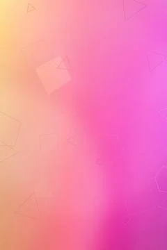 Soft pink and orange gradient background with subtle geometric outlines cre.. 스톡 일러스트