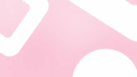 Soft pink and white abstract shapes form a seamless loop background. 4K. Vídeo Stock 309956272