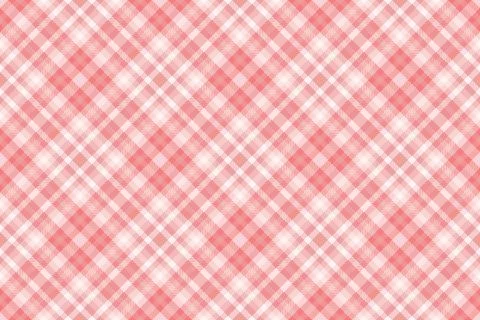 Soft pink and white diagonal plaid pattern.  Perfect for textile design, ba.. Stockillustratie