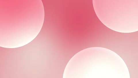 Soft pink and white gradient circles on seamless loop background. 4K texture Stock Footage 305344762