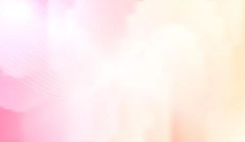 Soft pink and yellow gradient background with glowing light effect and subtle Stock Illustration