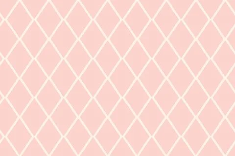 Soft pink argyle diamond pattern seamless geometric background texture Stock Illustration