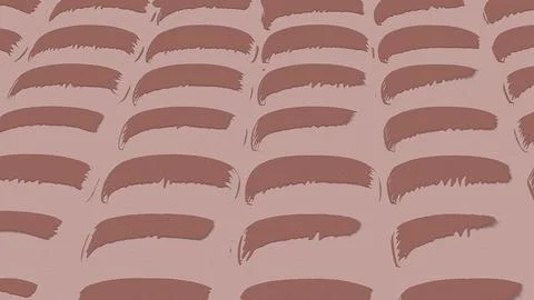 Soft pink background with brown brush strokes Stock Illustration