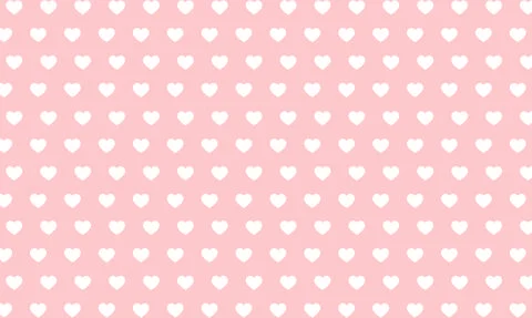 Soft pink background heart pattern Illustrazione stock