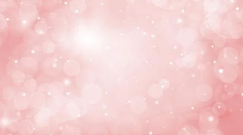 Soft pink bokeh background with circles and flashes Stock Illustration