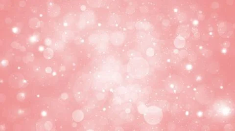 Soft pink bokeh background with circles and flashes Stock Illustration