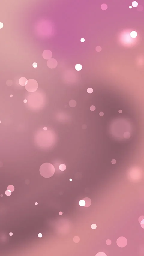 Soft pink bokeh glows gently against blurred background Video stock 336961428