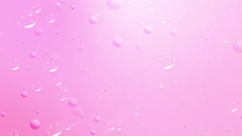 Soft pink bubble background floating glossy circles, pastel glow, and clean copy Stock Footage 340397346