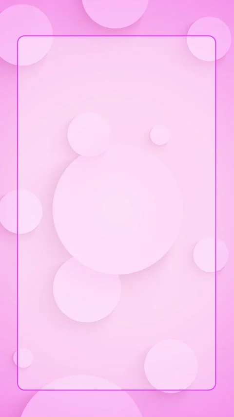 Soft pink bubble border rectangle, pale circular shapes, and bright center area. Stockbeeldmateriaal 334127990