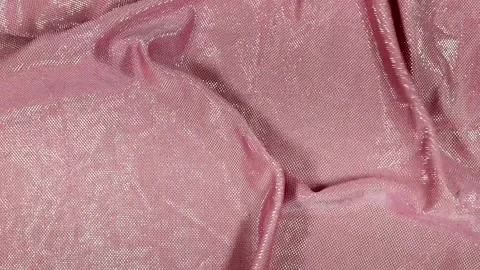 Soft Pink Fabric Texture Close Up Background For Fashion Design Marketing And Cr Stock Footage 320962266