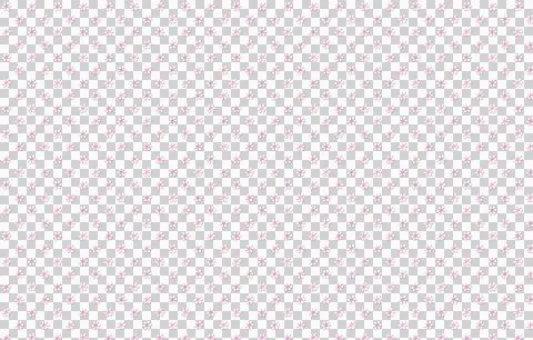 Soft Pink Floral Pattern on Transparent Background Stock Illustration