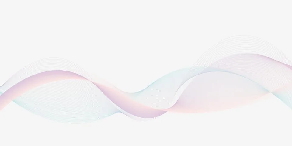 Soft Pink Flowing Wave Abstract Background for Modern Branding Design Stock Illustration