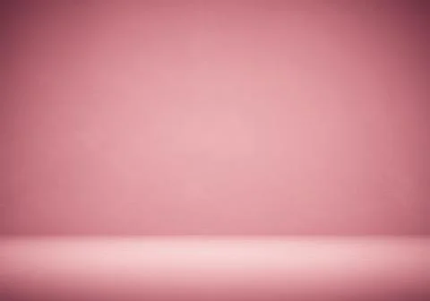 Soft pink gradient backdrop with smooth blurred texture and subtle horizont.. Stock Photos